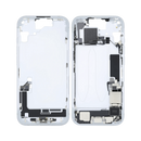 OEM Pulled iPhone 15 Mid-Frame (A Grade) with Small Parts Installed - Blue