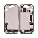 OEM Pulled iPhone 15 Mid-Frame (A Grade) with Small Parts Installed - Pink