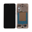 Samsung Galaxy S25 Plus - OLED Assembly with frame (Glass Change) - Pink Gold