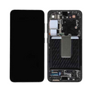 Samsung Galaxy S24 Plus - OLED Assembly with Frame (Service Pack) - Onyx Black