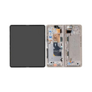 Samsung Galaxy Z Fold 4 - OLED Screen Assembly with Frame Beige (Service Pack)