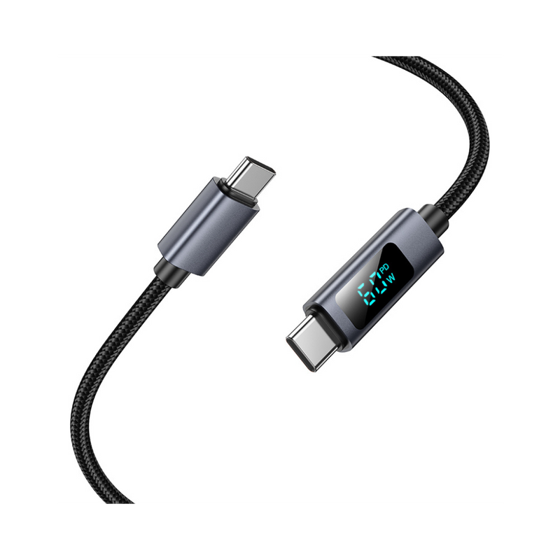 Hoco X112 Favor 60W Screen Display Charging Data Cable C to C