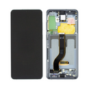 Samsung Galaxy S20 Plus 5G - OLED Screen Assembly with Frame Cosmic Gray (Service Pack)