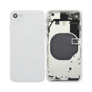 OEM Pulled iPhone SE (2020) Housing (A-/B+ Grade) with Small Parts Installed - White (with logo)