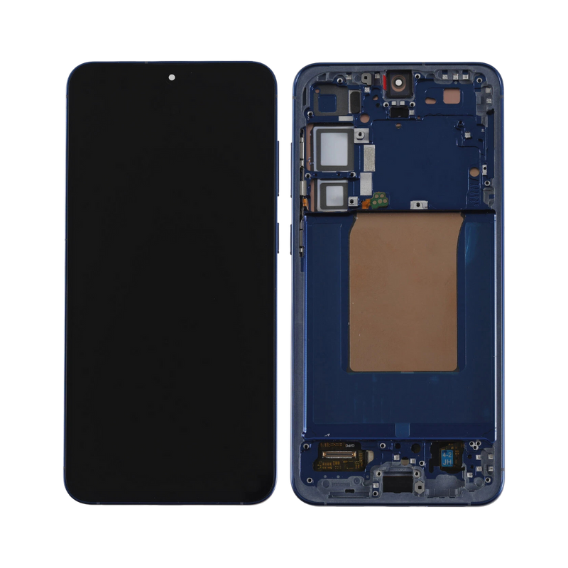 Samsung Galaxy S25 Plus - OLED Assembly with frame (Glass Change) - Navy