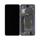 Samsung Galaxy S25 Edge - OLED Assembly with Frame (Service Pack) - Titanium Jet Black
