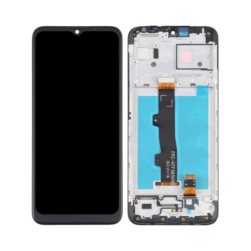 Motorola Moto E7 Power LCD Assembly - OEM with Frame (Glass Change)