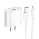 Hoco C109(10.5W) Fighter single port charger set(iP)(US)