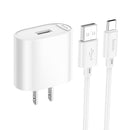 Hoco C109(10.5W) Fighter single port charger set(Type-C)(US)