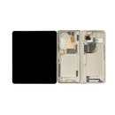 Samsung Galaxy Z Fold 5 - OLED Screen Assembly with Frame Cream (Service Pack)
