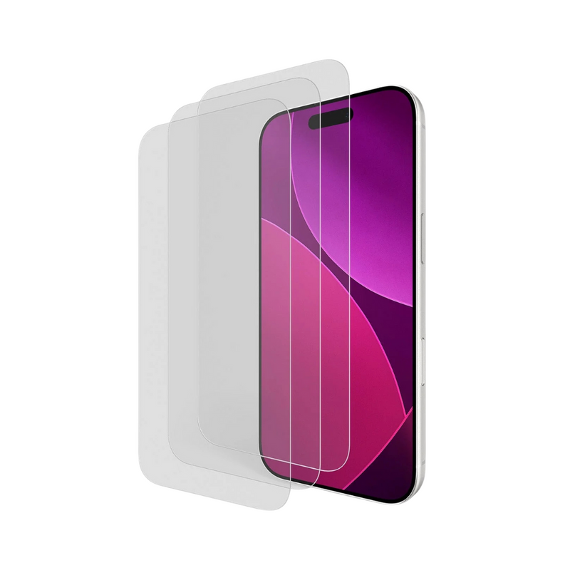iPhone 17 - Tempered Glass (9H / Regular) Pack of 10