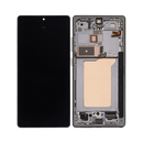 Samsung Galaxy S25 Ultra - OLED Assembly with frame (Glass Change) - Titanium Jet Black