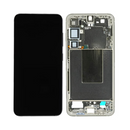 Samsung Galaxy S24 Plus - OLED Assembly with Frame (Service Pack) - Jade Green