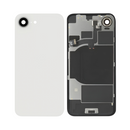 iPhone 16e Back Glass With Steel Plate, Wireless NFC Charging MagSafe Magnet & Flashlight Flex (White)