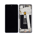 Motorola Moto G Power (2025) - OLED Assembly with frame (Glass Change) - Slate Gray