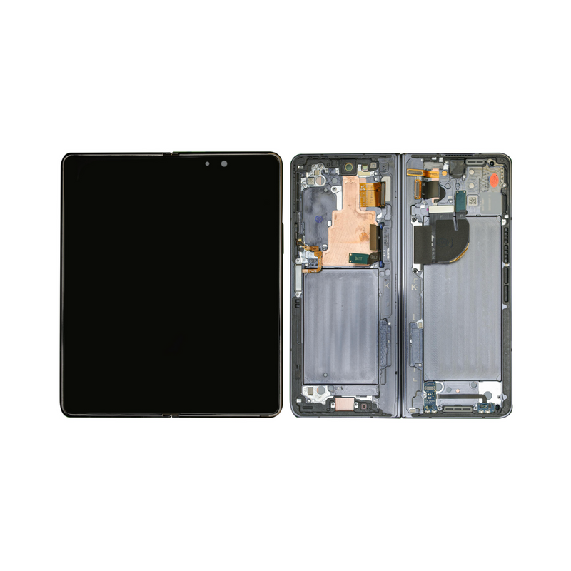 Samsung Galaxy Z Fold 5 - Original Pulled Inner OLED Assembly with frame Phantom Black - (A Grade)