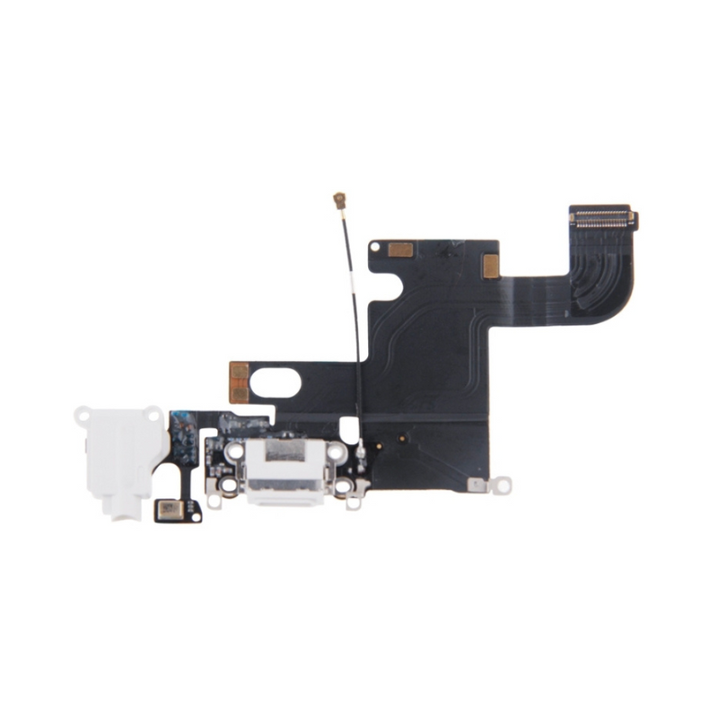 iPhone 6 Charging Port Flex - Aftermarket (White)
