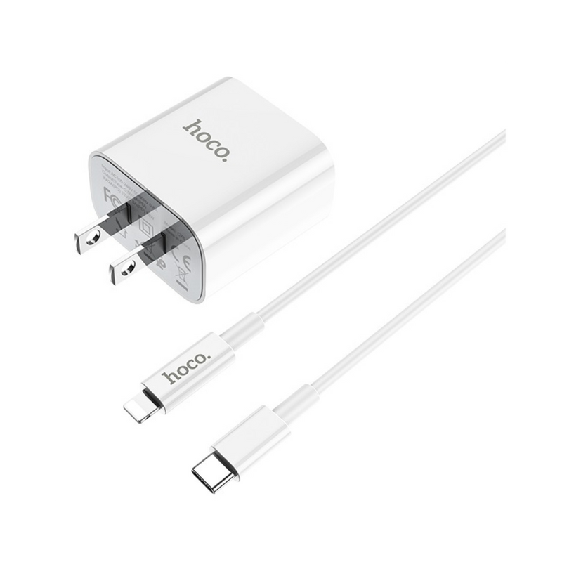 Hoco C76 Plus Speed source PD20W charger set(Type-C TO iP)(US)