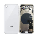 OEM Pulled iPhone 8 Housing (A Grade) with Small Parts Installed - Silver (with logo)