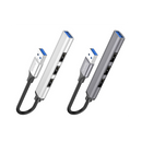 Hoco HB26 4 in 1 Adapter (USB to USB3.0+USB2.0*3)