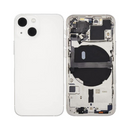 OEM Pulled iPhone 13 Housing (A-/B+ Grade) with Small Parts Installed - Starlight (with logo)