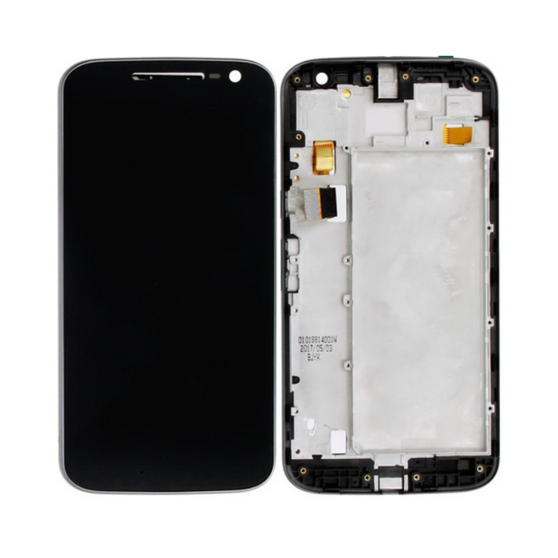 Motorola Moto G4 LCD Assembly - Original with Frame (Black)