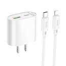 Hoco C109(PD20W+QC3.0) Fighter PD20W+QC3.0 charger set(C to iP)(US)