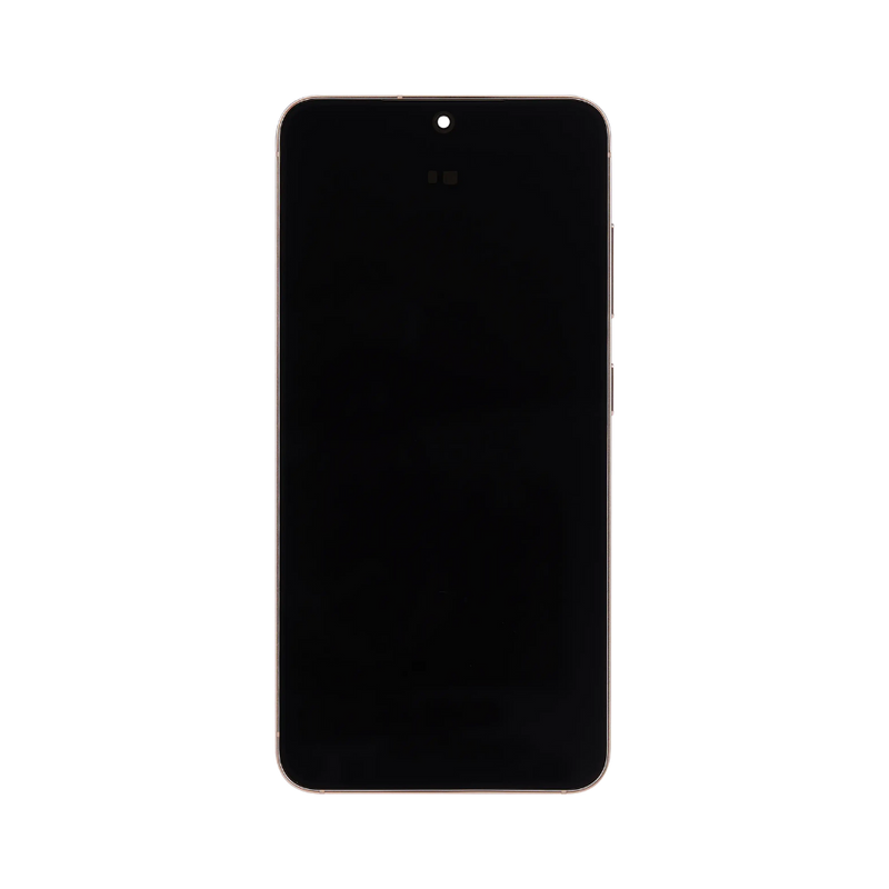 Samsung Galaxy S25 - OLED Assembly with Frame (Service Pack) - Pink Gold