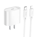 Hoco C109(PD20W) Fighter single port PD20W charger set(C to iP)(US)