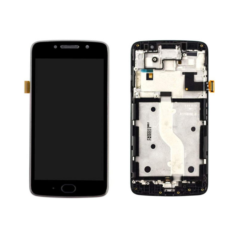 Motorola Moto G5 LCD Assembly - Original with Frame - Black