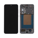 Samsung Galaxy S25 Plus - OLED Assembly with Frame (Service Pack) - Silver Shadow