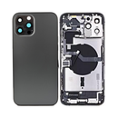 OEM Pulled iPhone 12 Pro Housing (A-/B+ Grade) with Small Parts Installed - Graphite (with logo)
