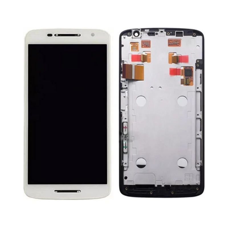 Motorola Moto X Play LCD Assembly - Original with Frame (Black)