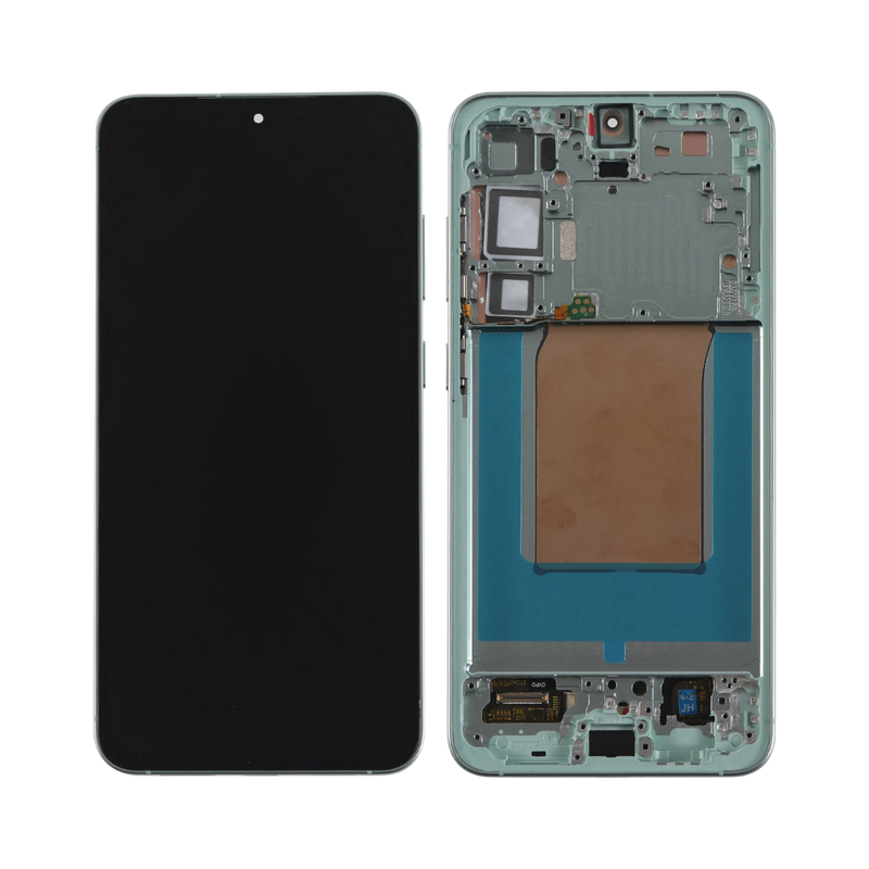 Samsung Galaxy S25 Plus - OLED Assembly with Frame (Service Pack) - Mint