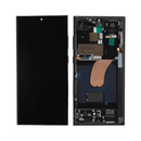 Samsung Galaxy S24 Ultra - OLED Assembly with Frame (Service Pack) - Titanium Black