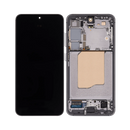 Samsung Galaxy S25 - OLED Assembly with Frame (Service Pack) - Silver Shadow