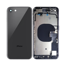 OEM Pulled iPhone 8 Housing (A Grade) with Small Parts Installed - Space Grey (with logo)