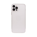 OEM Pulled iPhone 12 Pro Max Housing (A Grade) with Small Parts Installed - Silver (with logo)