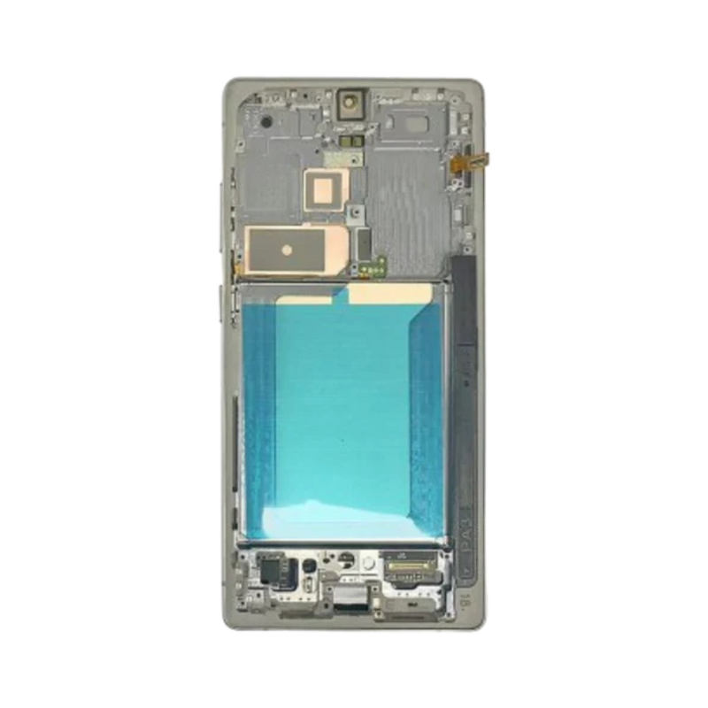 Samsung Galaxy S25 Ultra - OLED Assembly with Frame (Service Pack) - Titanium Jade Green