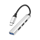 Hoco HB26 4 in 1 Adapter (Type-C to USB3.0+USB2.0*3)