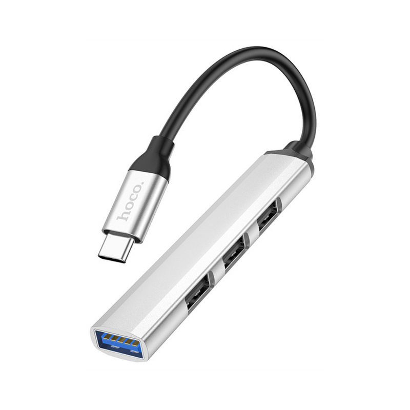 Hoco HB26 4 in 1 Adapter (Type-C to USB3.0+USB2.0*3)