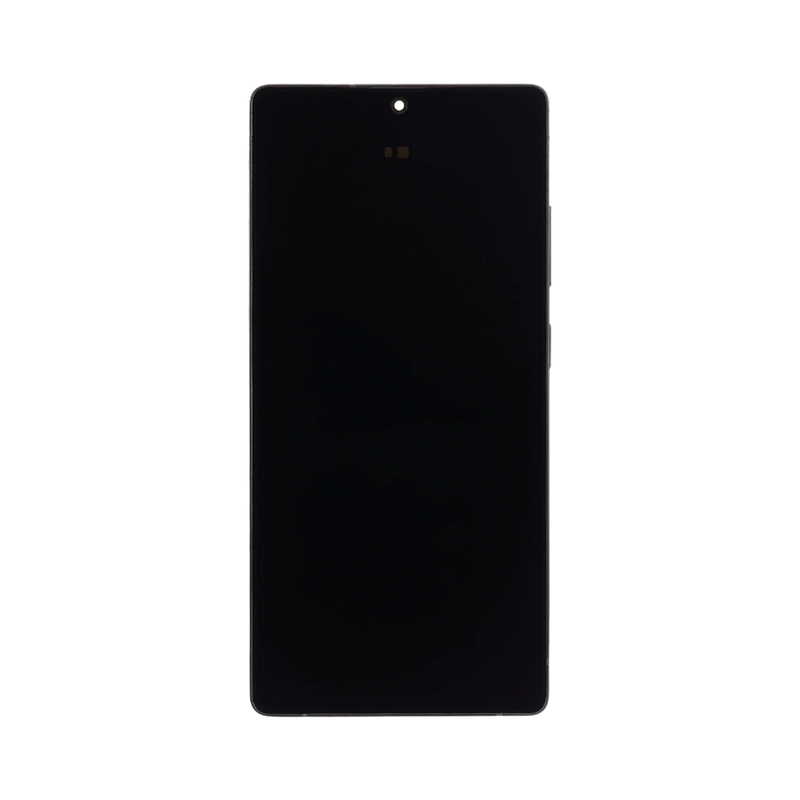 Samsung Galaxy S25 Ultra - OLED Assembly with frame (Glass Change) - Titanium Black