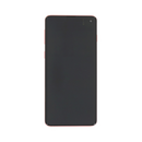 Samsung Galaxy S10 - OLED Assembly with Frame (Compatible with all carriers) Flamingo Pink (Service Pack)