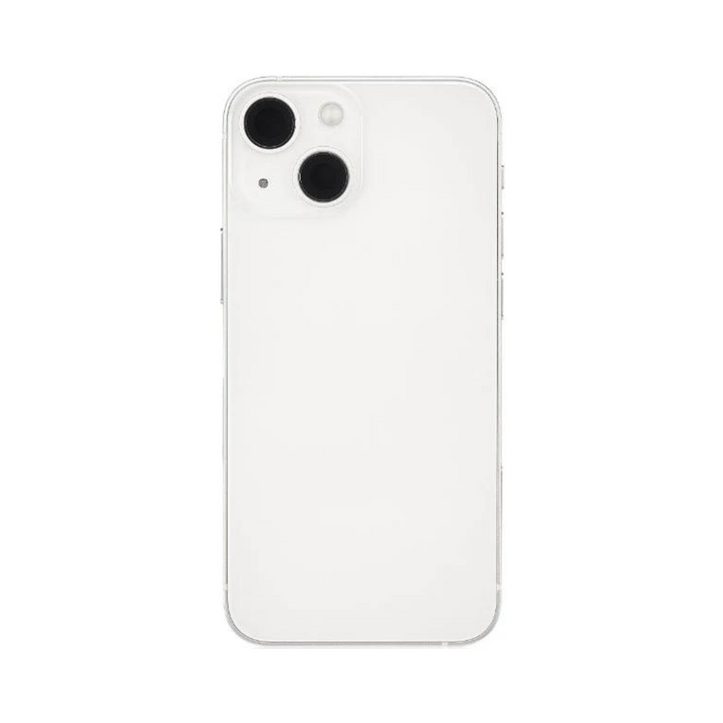 OEM Pulled iPhone 13 Housing (A-/B+ Grade) with Small Parts Installed - Starlight (with logo)