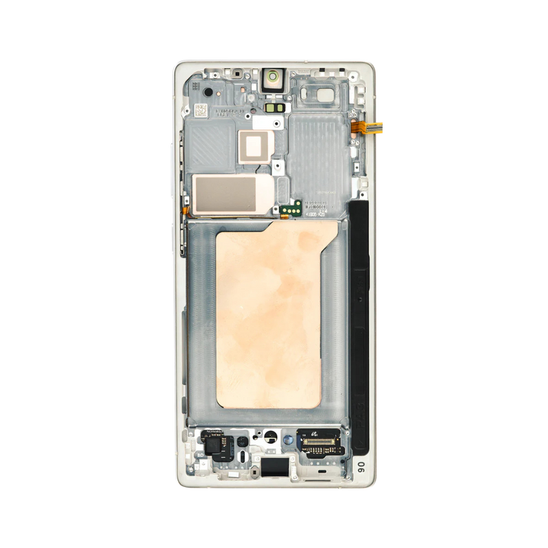 Samsung Galaxy S25 Ultra - OLED Assembly with frame (Glass Change) - Titanium Pink Gold