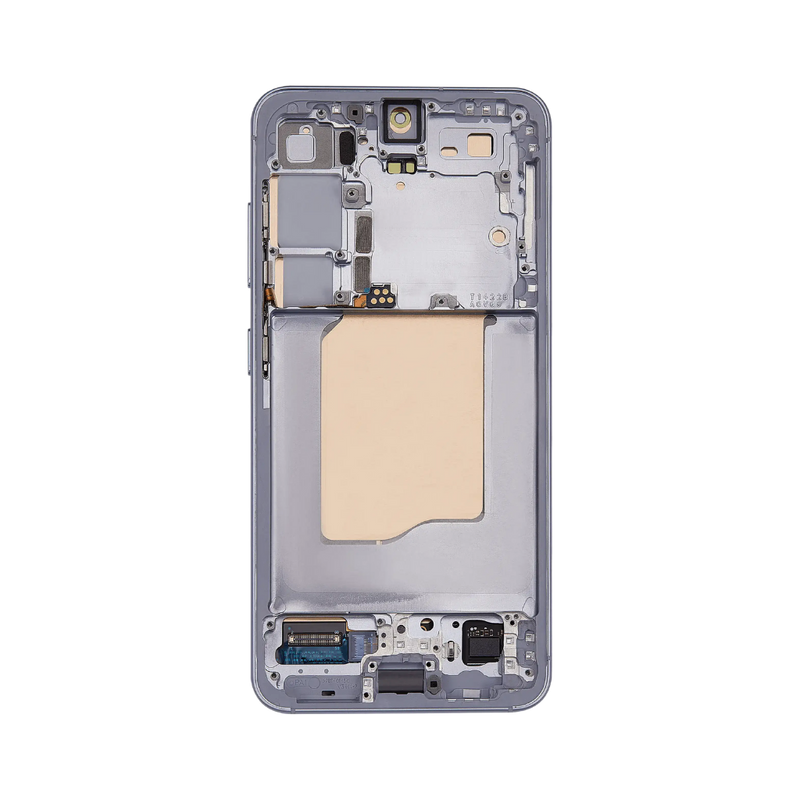 Samsung Galaxy S25 - OLED Assembly with Frame (Service Pack) - Icy Blue