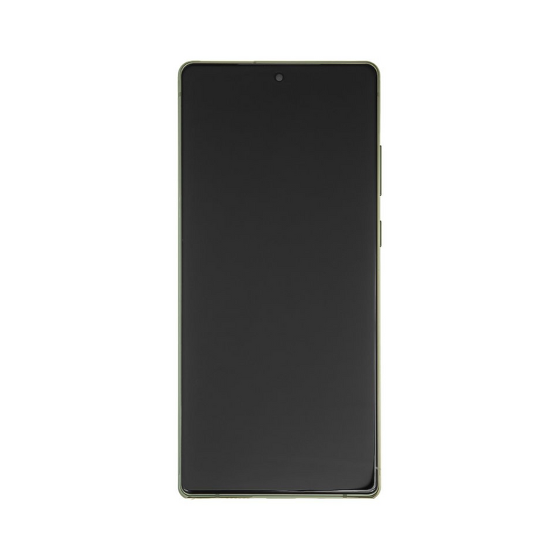Samsung Galaxy Note 20 5G - OLED Assembly with frame Mystic Green (Glass Change)