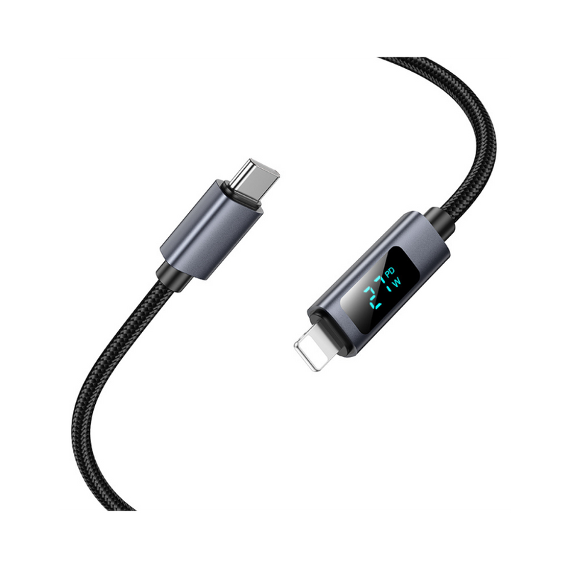 Hoco X112 Favor PD Charging Data Cable with Display iP