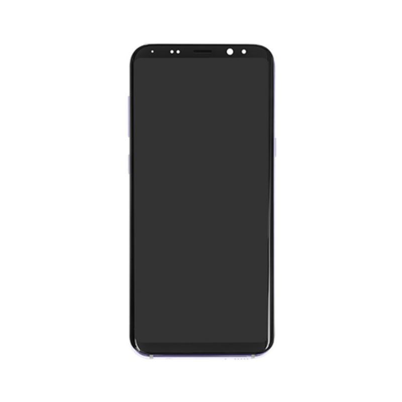 Samsung Galaxy S8 Plus - OLED Assembly with Frame (Compatible with all carriers) Orchid Grey (Glass Change)