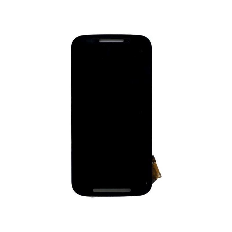 Motorola Moto E (2014) LCD Assembly - Original with Frame (Black)